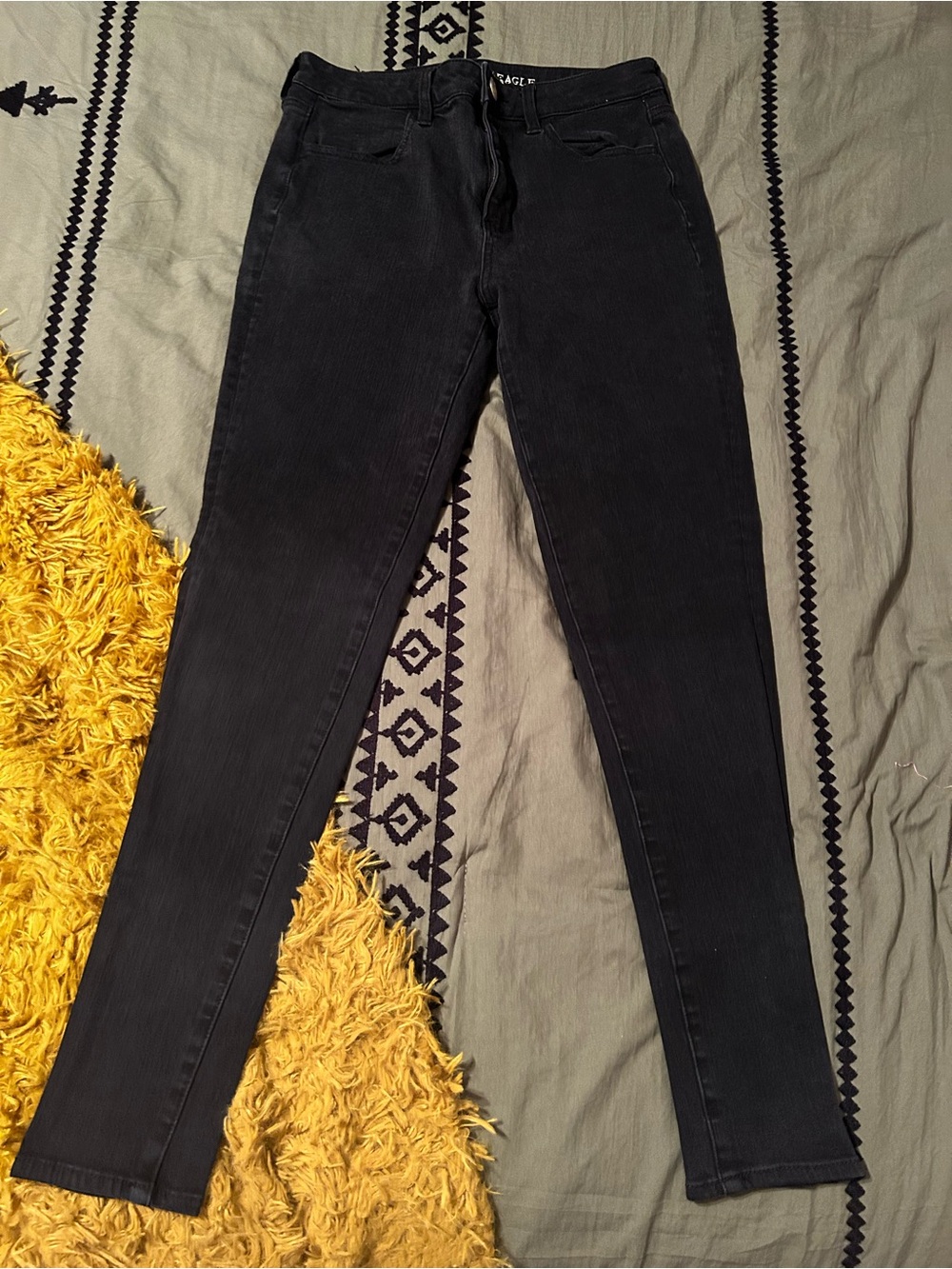 American Eagle Outfitters Black High-Rise Jeggings